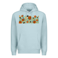 Blue Mist boho plant Premium Hoodie - TumblerDesignByShophia