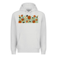 Dove Grey boho plant Premium Hoodie - TumblerDesignByShophia