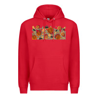 Red boho plant Premium Hoodie - TumblerDesignByShophia