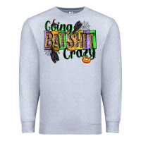 Heather Grey Going bat shit crazy Premium Sweatshirt - NancyCooperArtShop
