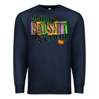 Navy Going bat shit crazy Premium Sweatshirt - NancyCooperArtShop