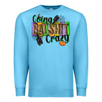Ocean Blue Going bat shit crazy Premium Sweatshirt - NancyCooperArtShop
