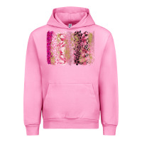 Fuchsia Pink cancer brushstroke Urban Hoodie - FaDigitalArtStudio