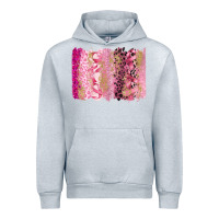 Heather Grey cancer brushstroke Urban Hoodie - FaDigitalArtStudio
