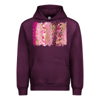 Mauve Wine cancer brushstroke Urban Hoodie - FaDigitalArtStudio