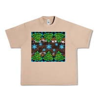 Burro Christmas tree with snow Urban Heavy Tee - AdoDesignShop