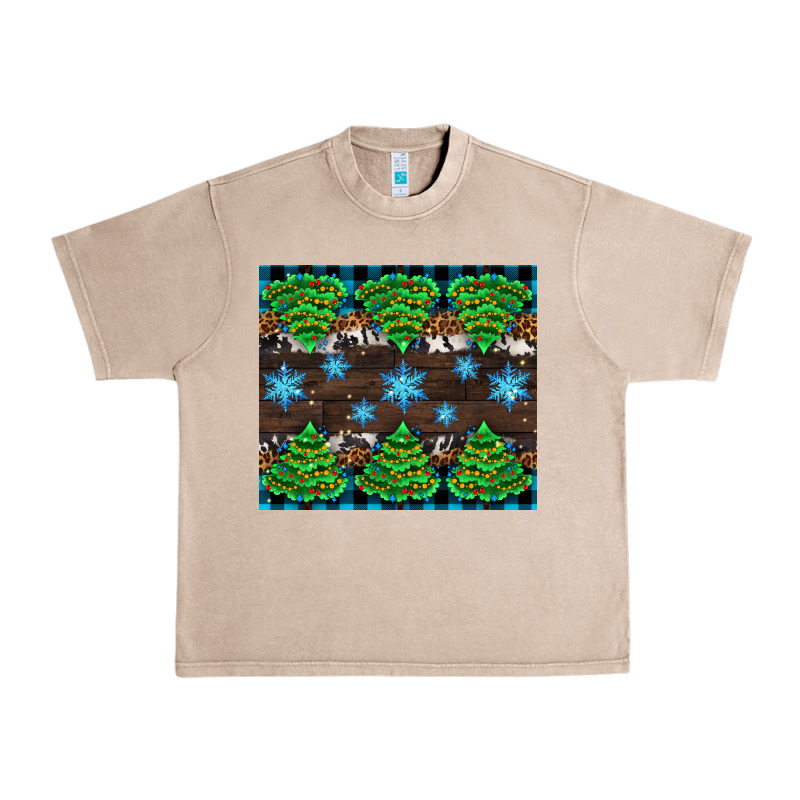 Christmas Tree With Snow Urban Heavy Tee by AdoDesignShop | Teevron