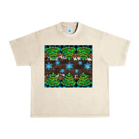 Sandshell Christmas tree with snow Urban Heavy Tee - AdoDesignShop