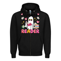 Black romance reader Zipper Hoodie - Artiststas