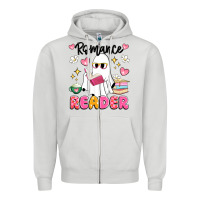 Dove Grey romance reader Zipper Hoodie - Artiststas