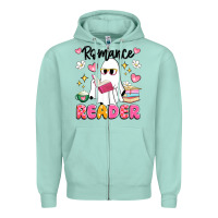 Seafoam romance reader Zipper Hoodie - Artiststas