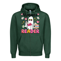 Sports Green romance reader Zipper Hoodie - Artiststas