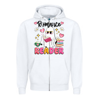White romance reader Zipper Hoodie - Artiststas