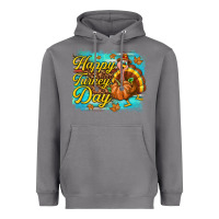 Storm Happy Turkey Day Heavyweight Hoodie - texasbilliewilder