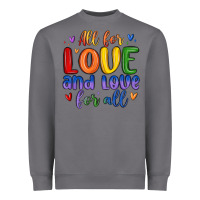 Storm all for love and love for all Heavyweight Sweatshirt - MaliasSmallBusiness
