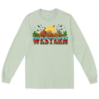 Matcha western Long Sleeve Tee - NancyCooperArtShop