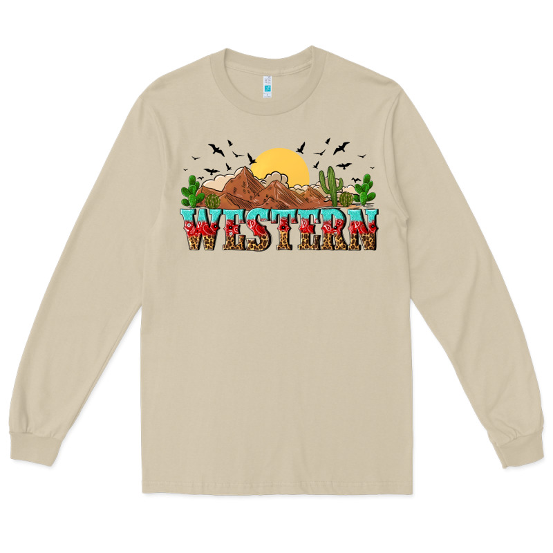 Western Long Sleeve Tee by NancyCooperArtShop | Teevron