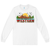 White western Long Sleeve Tee - NancyCooperArtShop