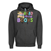Charcoal Heather read more books Zipper Hoodie - Artiststas