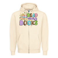 Sandshell read more books Zipper Hoodie - Artiststas