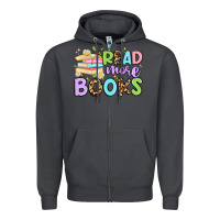 Smoke read more books Zipper Hoodie - Artiststas