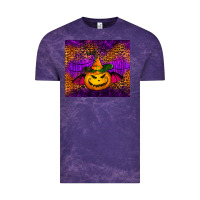 Cloud Purple halloween jack o'lantern tumbler Vintage Tee - Jasminsmagicworld