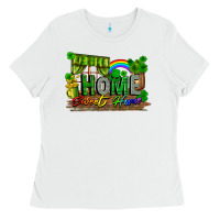 White home sweet home Ladies Tee - FaDigitalArtStudio