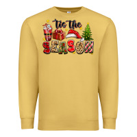 Antique Gold tis the season christmas Premium Sweatshirt - texasbilliewilder