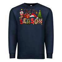 Navy tis the season christmas Premium Sweatshirt - texasbilliewilder