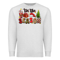 Oatmeal Heather tis the season christmas Premium Sweatshirt - texasbilliewilder