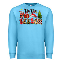Ocean Blue tis the season christmas Premium Sweatshirt - texasbilliewilder