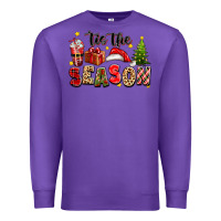 Purple tis the season christmas Premium Sweatshirt - texasbilliewilder