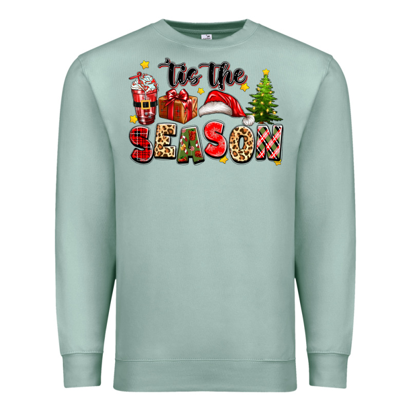 Tis The Season Christmas Premium Sweatshirt by texasbilliewilder | Teevron