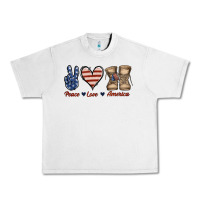 Lunar Rock Peace Love America Urban Heavy Tee - Jasminsmagicworld