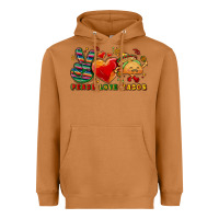 Meerkat Peace love tacos Heavyweight Hoodie - NancyCooperArtShop