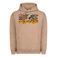 Pigment Burro Western Nurse Sunflower Urban Hoodie - FaDigitalArtStudio