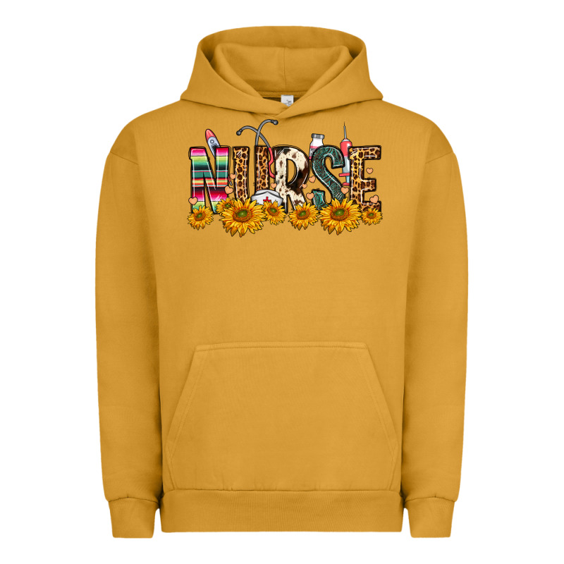 Western Nurse Sunflower Urban Hoodie by FaDigitalArtStudio | Teevron