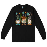 Black western gnomies Long Sleeve Tee - NancyCooperArtShop