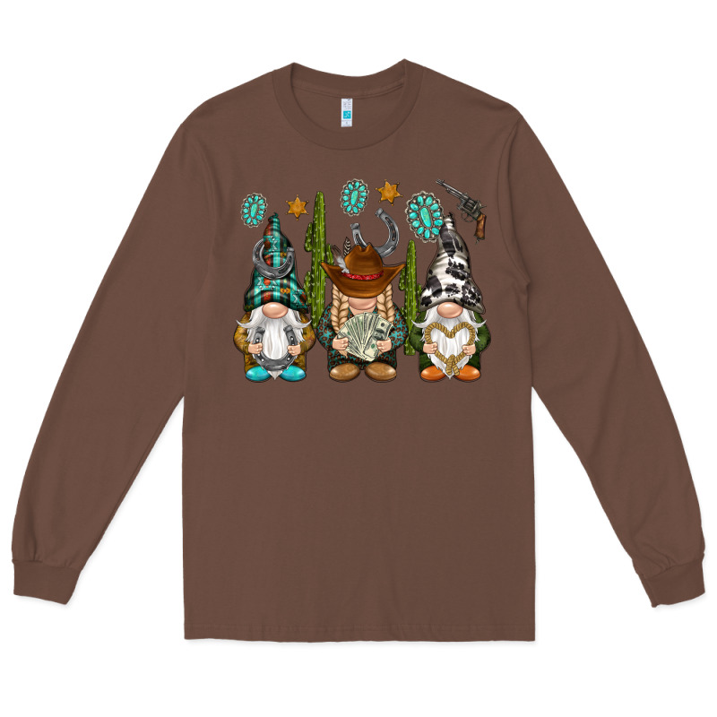 Western Gnomies Long Sleeve Tee by NancyCooperArtShop | Teevron