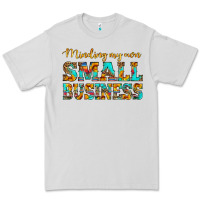 Dove Grey minding my own small business Premium Tee - HRA Design Shop