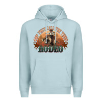 Blue Mist And they call the thing rodeo bull bullfighter Premium Hoodie - HowdyJamesFarm