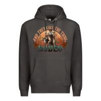 Smoke And they call the thing rodeo bull bullfighter Premium Hoodie - HowdyJamesFarm