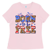 Bubblegum Pink Born to be free Ladies Tee - Neo Western