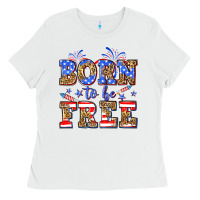 White Born to be free Ladies Tee - Neo Western