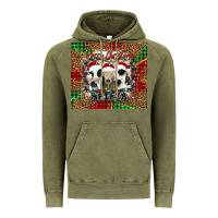 Vintage Olive merry Christmas heifer Vintage Hoodie - Jasminsmagicworld