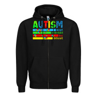 Black autism Zipper Hoodie - Artiststas