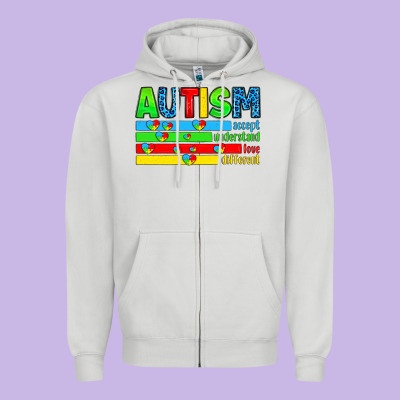 Autism Zipper Hoodie Designed By Artiststas