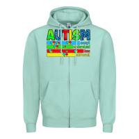 Seafoam autism Zipper Hoodie - Artiststas