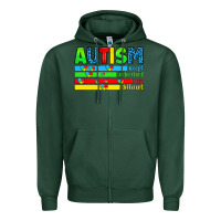 Sports Green autism Zipper Hoodie - Artiststas