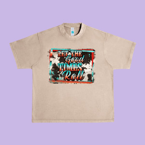 Let The Good Times Roll Urban Heavy Tee Designed By Jasminsmagicworld